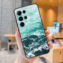 Blue Ocean Waves Sea Phone Case For Samsung Galaxy S25 S24 S22 S21 S20 S23 Ultra S9 S10 Plus S25 FE Back Cover For Galaxy S9