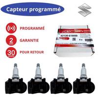 Pre-programmed Suzuki 433MHz TPMS Sensor (4x) – replaces 43130-61M00 for Swift Vitara Jimny Baleno