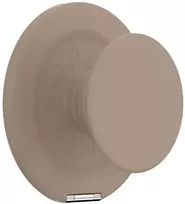PopSockets Kick-Out Grip Latte MagSafe uchwyt i podstawka do telefonu smėlio spalva