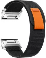 Dirželis Beline Wild Path Loop Watch do Garmin Tactix 7 - Pro Ballistics Edition/Descent Mk2i/D2 Charlie/Enduro/fenix 3 juoda oranžinė