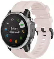 Dirželis Beline Silicone do Garmin Fenix 8/Fenix 7S/Fenix 6S/Fenix 5S/mk3/mk3i/Instinct 2S rožinė