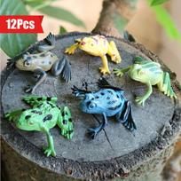 12 vnt. Mini Varlės 1 Žolė 1 Akmuo Dekoracija rinkinys