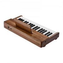 Vaikiškas pianinas, 37 klavišų skaitmeninis pianinas, 54x27.5x18 cm, riešutmedžio spalvos, medinis