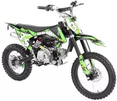 Benzininis krosinis motociklas HECHT 51126 Žalias, elektrinis užvedimas