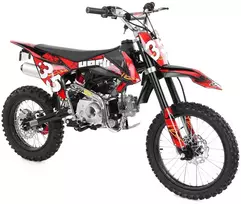 Benzininis krosinis motociklas HECHT 51126 Raudonas, 125 cm³