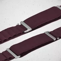 Mobilize Nylon Watch Band - Alpine - Titanium Connector - for Apple 38/40/41mm - Bordo