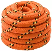 Laivo virvė 4 mm 10 m Oranžinė