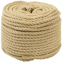 Laivo virvė 0.8 mm 50 m Natūrali