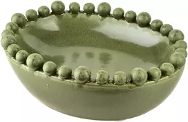 Mondex Since 1986 YARINE BALL Ovalus dekoratyvinis indas 22x17x8cm rutuliukai