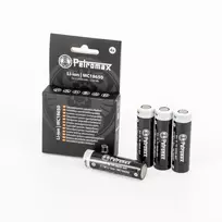 PETROMAX Įkraunamos baterijos LED Žibintui LM500 18650, 13800 mAh, 4vnt