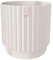 FORM PLASTIC Puķu pods Mika Cyli 22cm, Eco Wood balts