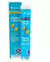 Arkopharma Arkovital Magnesium Potassium 18 putojančios tabletės