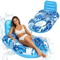 Ikonka Pripučiamas čiužinys maudynėms, gultai su atlošu SEA BEACH SUMMER