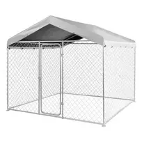 Lauko voljeras šunims VEVOR SKU2025005, 2,3 x 2,3 x 2,15 m