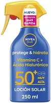 Nivea SUN PROTECTS & HYDRATES sun lotion spray SPF50+ 250 ml