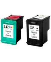 Kasetė rašaliniams spausdintuvams Analoog tintide komplekt HP 336 Black + HP 342 TriColor
