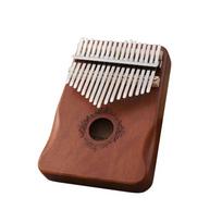 17 Keys Kalimba Thumb Piano High Quality Wood Mbira Body Musical Instruments With Learning Book Kalimba Piano Christmas Gift