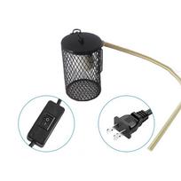 Double Cage Reptile Heat Lampshade Ceramic Heat Emitter Anti-scald Lampshade  Pet Coop Style 22