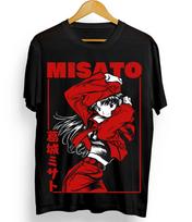 Misato Asuka T-shirt Anime Manga Unisex M