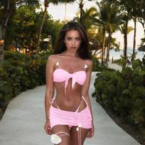 European And American Split Swimsuit Spice Girl Bikini Three-Piece Women'S Swimsuit New S