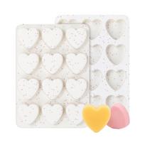 Heart Shape Silicone , Food-Grade Nonstick Baking Pan with Multiple Cavities, Easy Release for Desserts one size