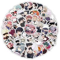 10/30/50/100pcs Funny Cartoon Jujutsu Kaisen Stickers Anime Decals DIY Car Laptop Phone Case Skateboard Waterproof Sticker Toys