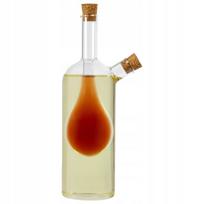 DECORATIVE DROP BOTTLE 220ml double for olive oil vinegar 2in1 for wine tinctures
