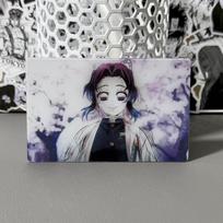 Creative  Card Shinobu Tanjirou Giyuu Anime Action Figure Grating Bookmark Cute Toy Christmas Gift Anime Merchandise