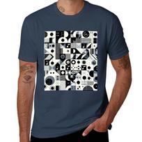 Geometric Rhythms TShirt Gym Exercise Short Sleeve TShirt S