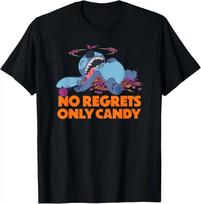 Hot Fashion Casual Amazon Essentials Stitch Halloween No Regrets Only Candy T-Shirt S-4XL Summer XXXL