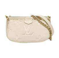 [Pre-Owned] Multi Pochette Accessoires Five In One Mahjong Bag Portable Gold Chain Monogram Leather Shoulder Bag Handbag Clutch Cr - Very Good #YPGGRU ONE SIZE