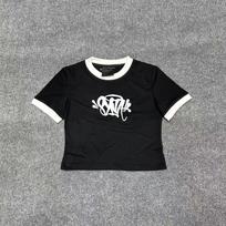 Syna World Unisex Hip Hop Drill Stiliaus trumpomis rankovėmis komplektas - Gatvės stiliaus vasaros laisvalaikio šortai Medium