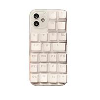 3D Kūrybiškas Klaviatūros Telefono Dėklas Skirtas Iphone 14 13 11 Pro Max 12 Mini Xs Xr X 8 7 Plus Se 2022 14pro 13pro Iphone14 I14 Galinis Dangtelis for iPhone 14 Pro white