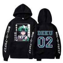 Anime My Hero Academy Midoriya Izuku DEKU vyriškas/moteriškas džemperis ilgomis rankovėmis laisvas, laisvas megztinis Unisex Street Topas L