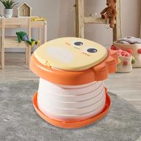 Potty Toilet Seat, with Handle Folding Reusable Training Seat Portable Travel,