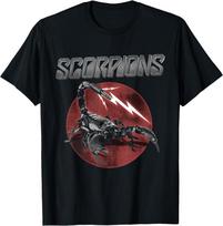 Oficialus Scorpions 7 lizdo kištuko juodas marškinėlis 3XL