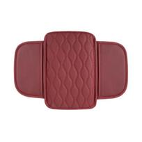Yousheng Car Armrest Cushion Center Console Protector Pad with Storage Pocket Faux Leather Heightening Armrest Pillow for Most Cars