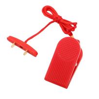 Treadmill Safety Key With Clip Running Safety Equipment Key Treadmill Emergency Stop Magnet Lock Key Easy to Use red
