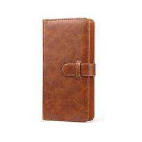 Durable 80 Pocket PU Photo Album Camera Accessory Children Growth Memorial Booklet Interleaf Type Family Album Women oranžinė