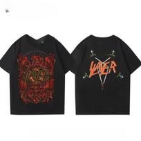 Slayer Grupė Gatvės Įkvėptas Hip Hop Rock Metal Rap Gatvės Kultūra 2026 Marškinėliai Laisvi Atsitiktiniai T Unisex Vasariniai Viršutiniai Drabužiai 4XL