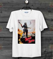 Mad Max 100% Cotton T-shirt Mens Tees Top Film Poster Tee Top 70s Action Retro COOL Unisex 100% Cotton T-shirt Mens Tees Top B229 S