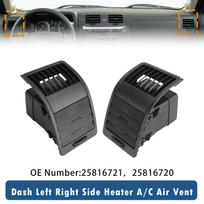 Dash Left Right Heater A/C Air Vent Outlet Grille Fit For 2006-2010 Hummer H3 H3T