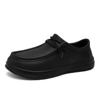 Men EVA Chef Clog Shoes Waterproof Non Slip Kitchen Garden Work Slip On Sandals Lightweight Daily Work Wear Fit Dormitory Campus 40