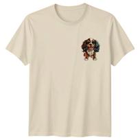 Happy Puppy Dog Animals Mens T-Shirt Womens Graphic Tee XL
