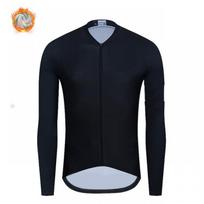 Winter Fleece Cycling Jersey Long Sleeve Thermal Bike Road Team Wear Small