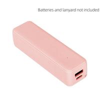 DIY 21700 Battery Power Bank Case 5V1A Portable Type-C Mini Power Supply Kit for Student Campus Daily Use pink 1A beige