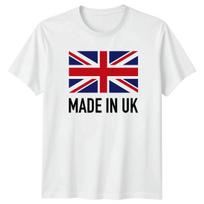 Made In UK British United Kingdom Patriotism Mens T-Shirt Womens Tee Graphic Top M