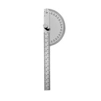 Stainless Adjustable Angle Ruler for Woodworking Drafting and Precision Measurement One Size