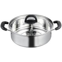 KEGOO 32CM Thickened Stainless Steel Divided Hot Pot