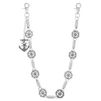 Punk Rock Unisex Plated Alloy Belly Chain Body Jewelry Personalized Hip-Hop Fashion Party Gift Organic Content 60-80cm